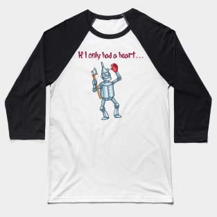 Tin Man Halloween Baseball T-Shirt